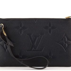Louis Vuitton Black Empreinte Pouch